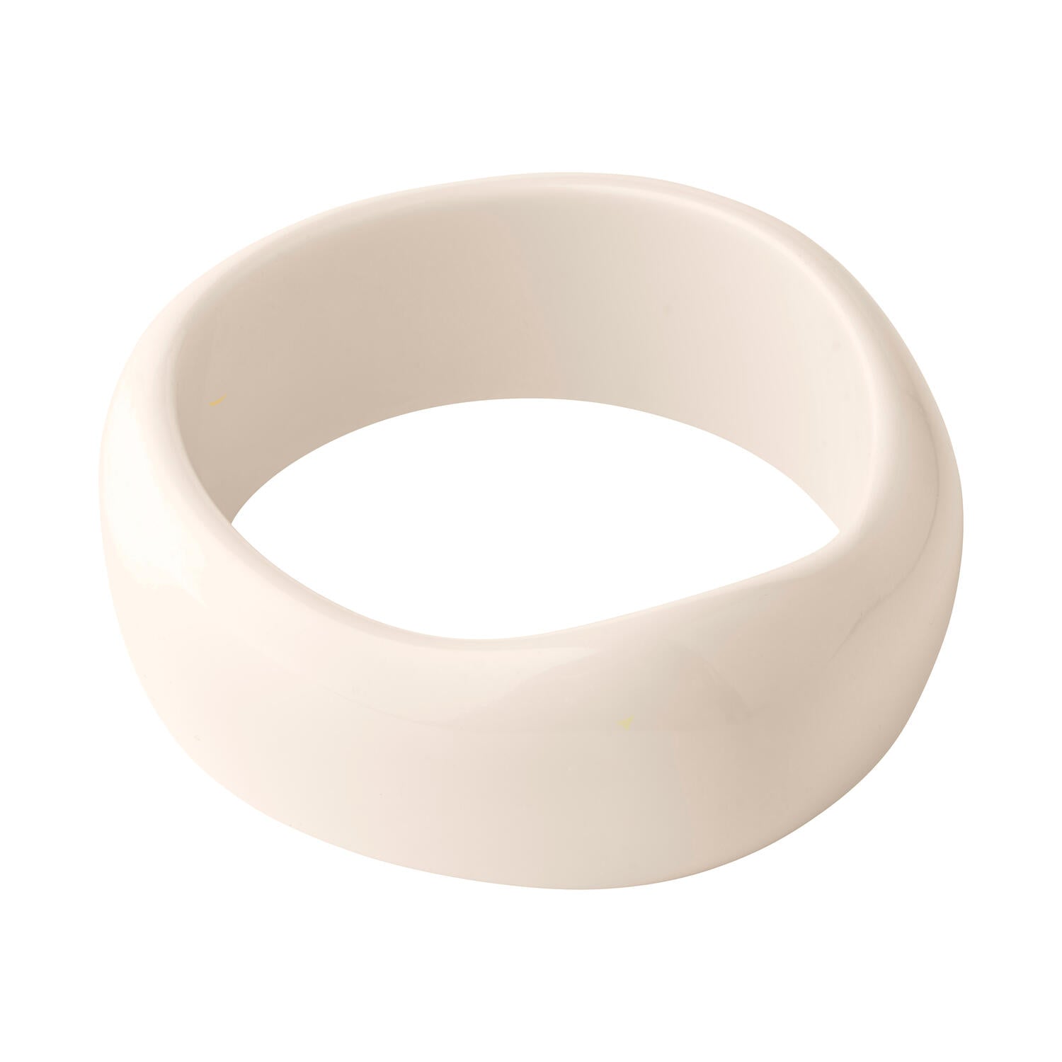 Aase Maxi armring – Hvid